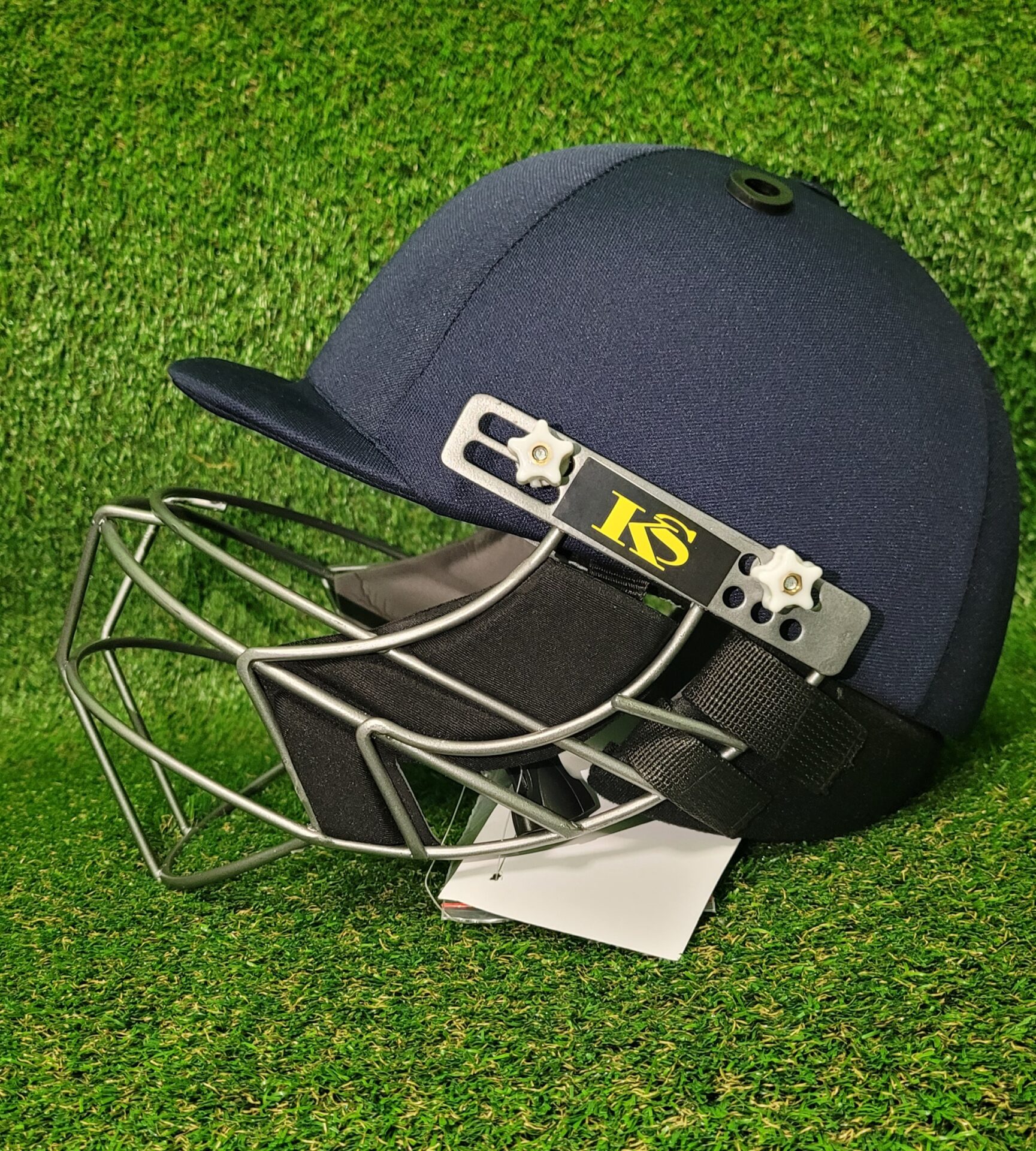 Ks Cricket Double Grill Helmet Adult Size Adjustable Excellent